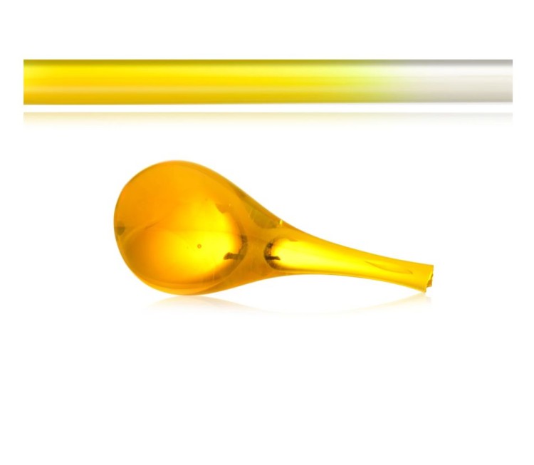 Pręt szklany do lampworku w żółtym kolorze kod koloru 80022.jpg