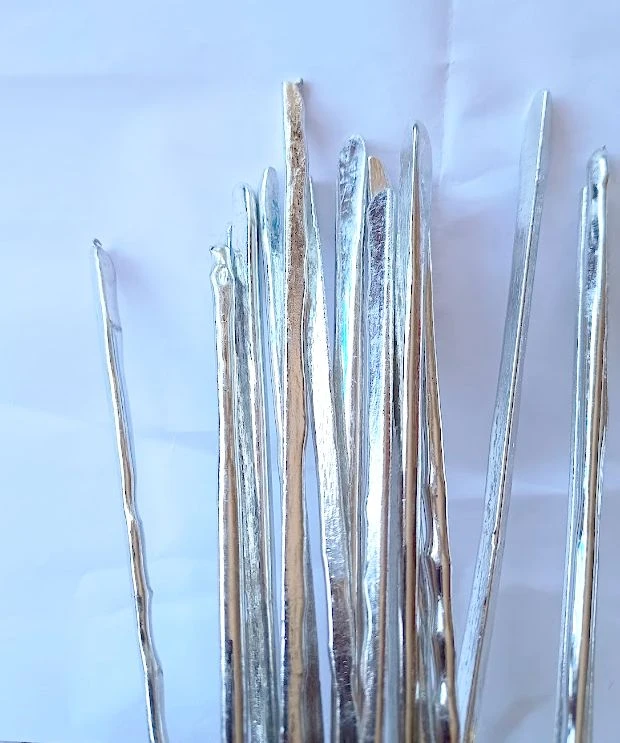 Wiazka cyny ekologicznej SN 99 % w cienkich prętach lutowniczych 100 g do witraży Tiffany.jpg