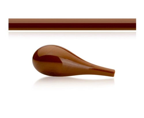 Opalowy pręt szklany PRECIOSA w kolorze czekolady  13722 COE 107 do lampworkingu.jpg