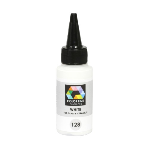 Farba do szkła Color Line Paint 128 Biały 62g .jpg