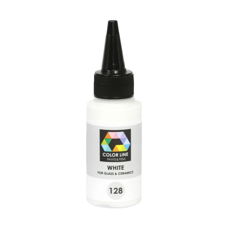 Farba do szkła Color Line Paint 128 Biały 62g .jpg