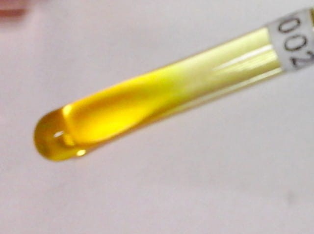 Pręt szklany do lampworku w żółtym kolorze kod koloru 80022.jpg